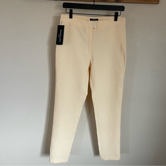 Marciano by Guess Kelly Skinny Pant in Yellow Dust 4 Cropped Pants